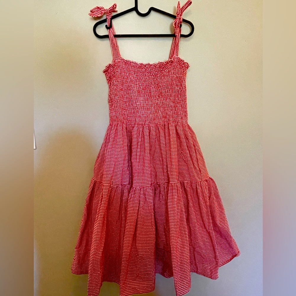 Handmade adjustable plus size summer dress with deep pockets